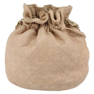 CHANEL Matelasse Chain Shoulder Bag Lamb Skin