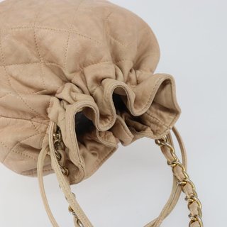CHANEL Matelasse Chain Shoulder Bag Lamb Skin
