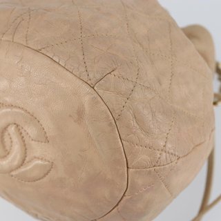 CHANEL Matelasse Chain Shoulder Bag Lamb Skin