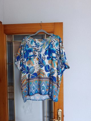 Túnica estampada floral