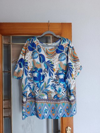 Túnica estampada floral