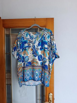 Túnica estampada floral