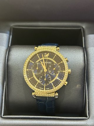 Reloj Swarovski Azul y Dorado