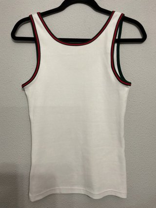 Camiseta Gucci Blanca con Ribete