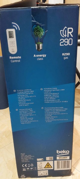 Aire Acondicionado Portátil Beko
