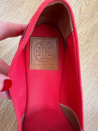 Alpargatas Tory Burch Rojas
