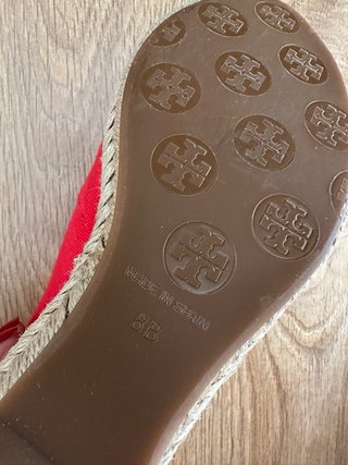 Alpargatas Tory Burch Rojas
