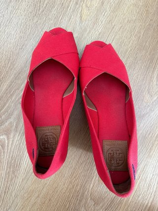Alpargatas Tory Burch Rojas