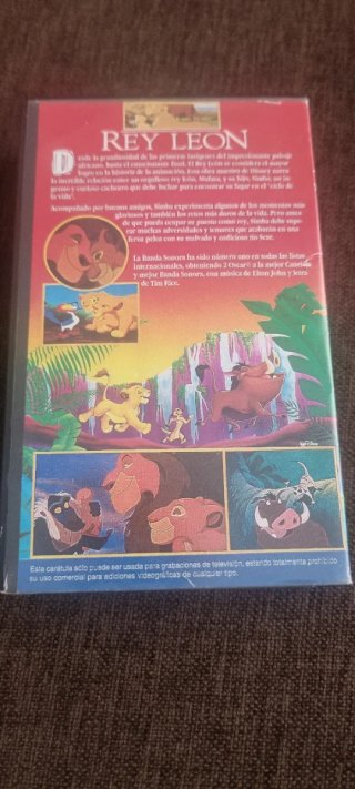 El Rey León 1 y 2 VHS (Español)