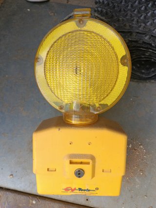 Señal de obras amarilla CV-Tools