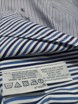Camisa Polo Ralph Lauren Rayas Talla XXXL