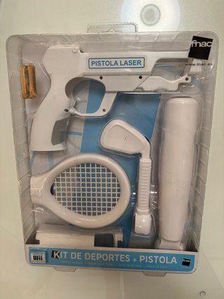 Kit Deportes Wii: Pistola, Raqueta, Bate, Palo Gol