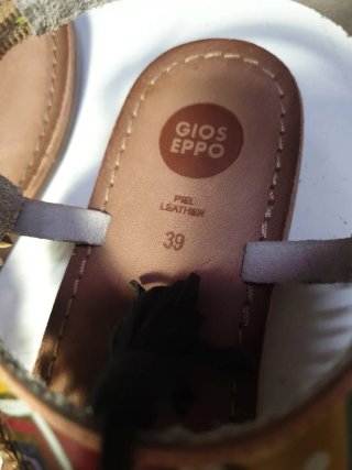 Sandalias étnicas multicolor mujer