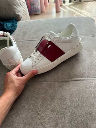Zapatillas Valentino Blancas y Rojas