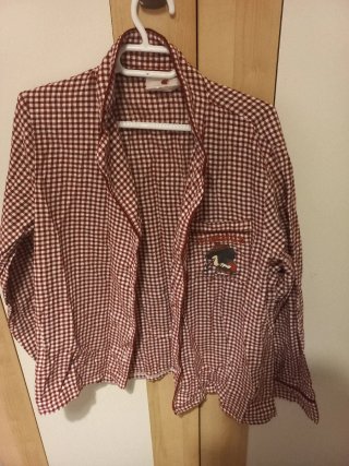 Pijama mujer cuadros rojo y blanco Mafalda
