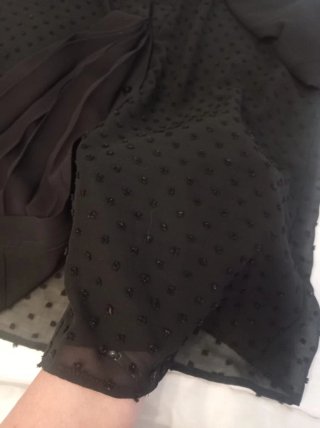 Blusa Zara elegante negra