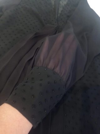 Blusa Zara elegante negra