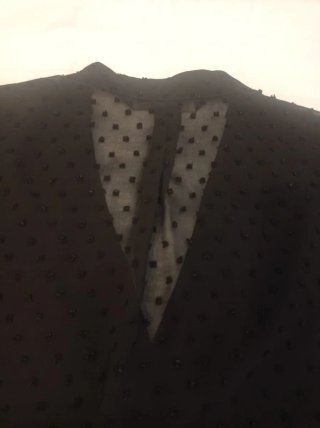 Blusa Zara elegante negra
