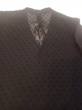 Blusa Zara elegante negra
