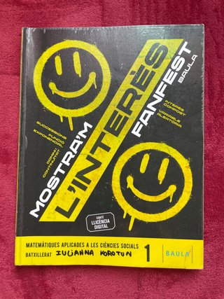 Matemàtiques aplicades a les Ciències Socials 1...