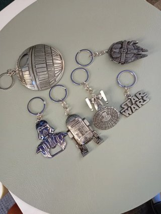 Portachiavi Star Wars metallo