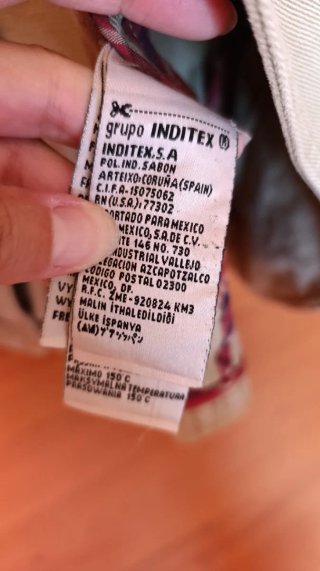 Cazadora Zara Jeans Marrón