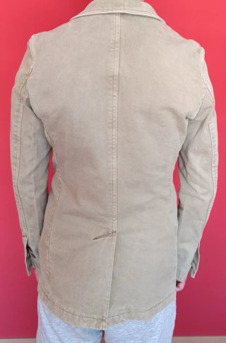 Cazadora Zara Jeans Marrón