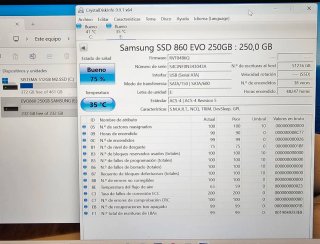 SSD EVO860 SAMSUNG 250GB disco duro