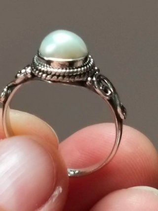 Anillo Plata 925 Perla Cultivada