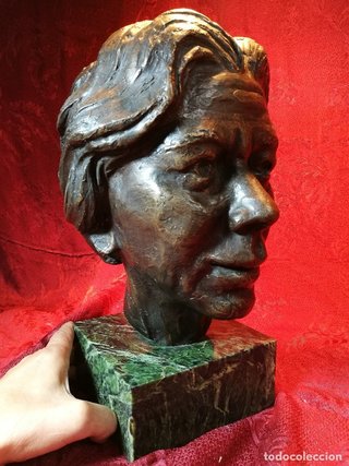 Busto Autoretrato Jill Cowie Sanders Bronce