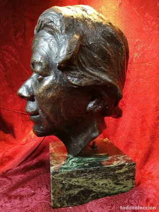 Busto Autoretrato Jill Cowie Sanders Bronce