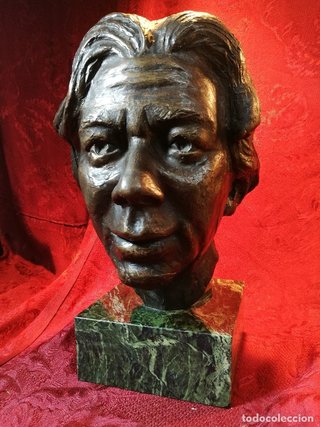 Busto Autoretrato Jill Cowie Sanders Bronce