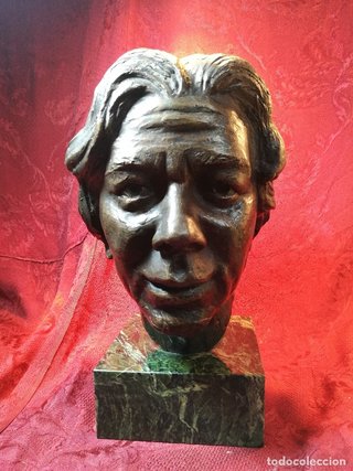 Busto Autoretrato Jill Cowie Sanders Bronce