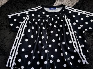 Conjunto  Top y Pantalón Corto Mujer de lunares