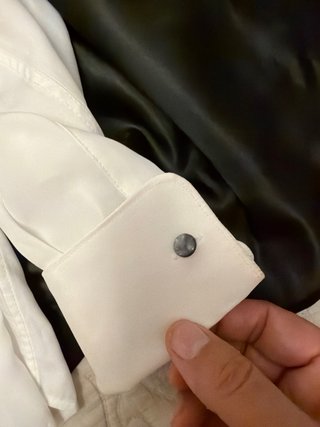 Traje Caramelo Negro Talla XL con Camisa