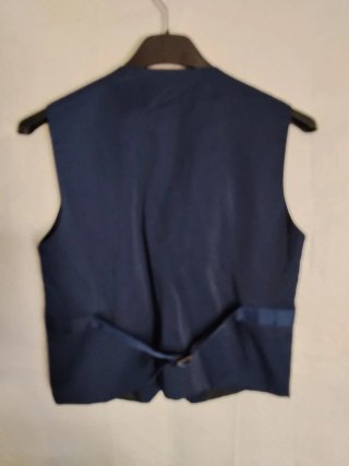 Gilet monopetto blu scuro 6 anni
