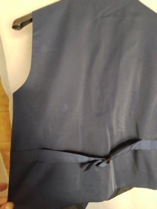 Gilet monopetto blu scuro 6 anni