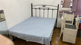 Somier + cabecero metálico + cama