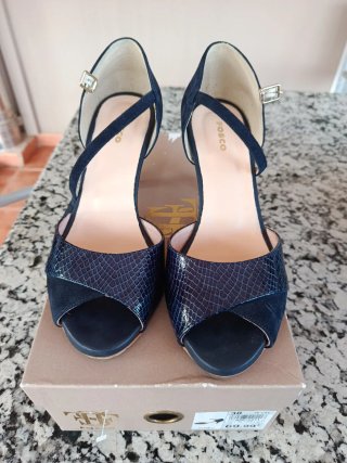 Zapatos de tacón FOSCO negros/azules T.38