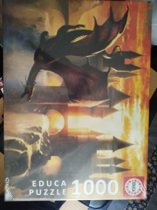 Puzzle Educa 1000 Peças Dragões