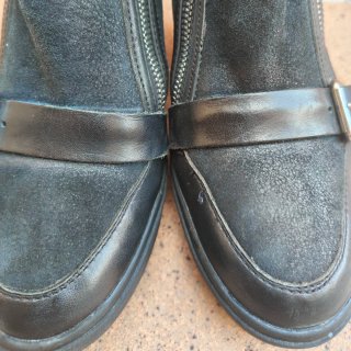 Botines Ash cuña negros talla 39