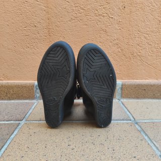 Botines Ash cuña negros talla 39
