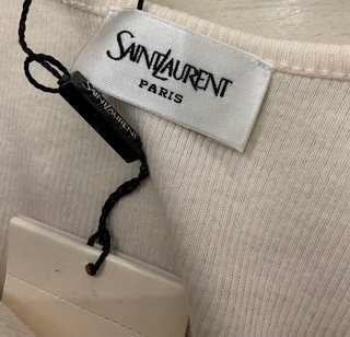 Camiseta tirantes YSL Beige