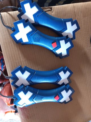 2 Juego Señales Cruzadas Azules