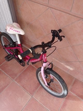 Bicicleta infantil rosa