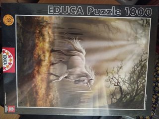 Puzzle Educa 1000 Peças Unicórnio Floresta