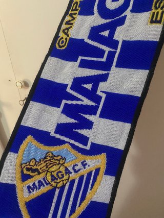 Bufanda futbol malaga españa mundial atletico liga