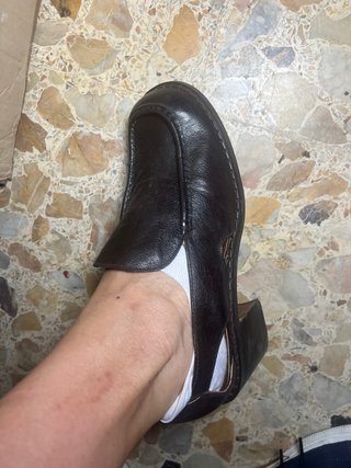 Scarpe vintage fondo magazzino pelle