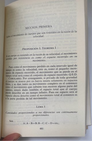 Principios matemáticos de la filosofía natural