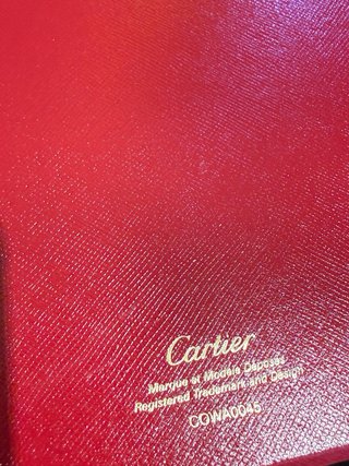 Astuccio Cartier per Orologi e Gioielli con Documenti